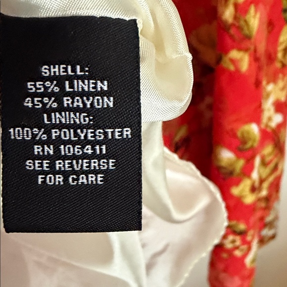 Premise Red Floral Mini Dress - Picture 4 of 7